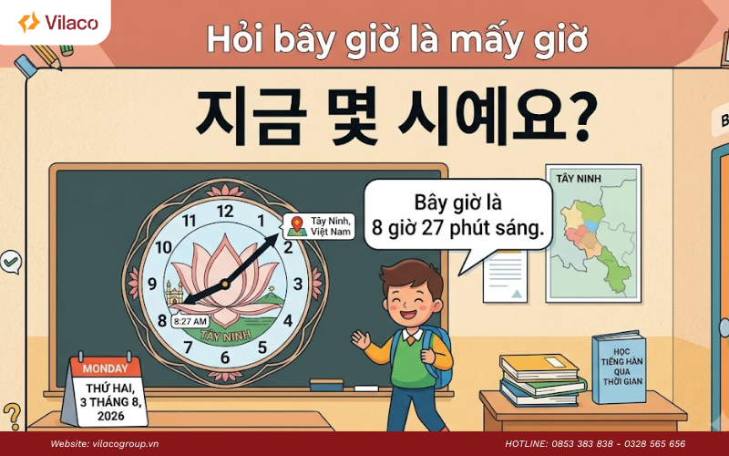 cách nói thời gian tiếng Hàn
