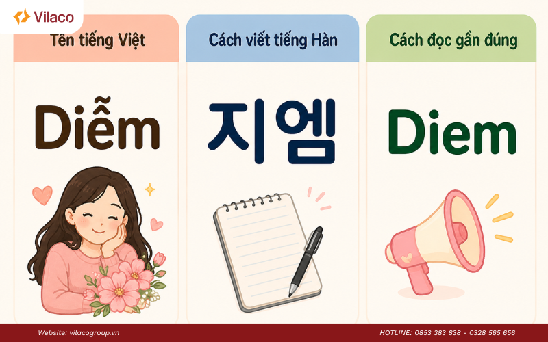 cách viết tên tiếng Hàn
