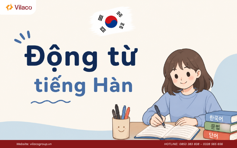 động từ tiếng Hàn thường dùng