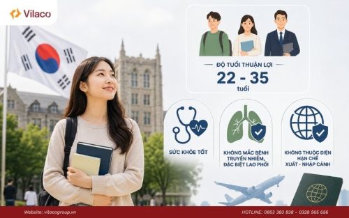 Đáp ứng yêu cầu sức khỏe và độ tuổi giúp quá trình xét duyệt thuận lợi hơn 