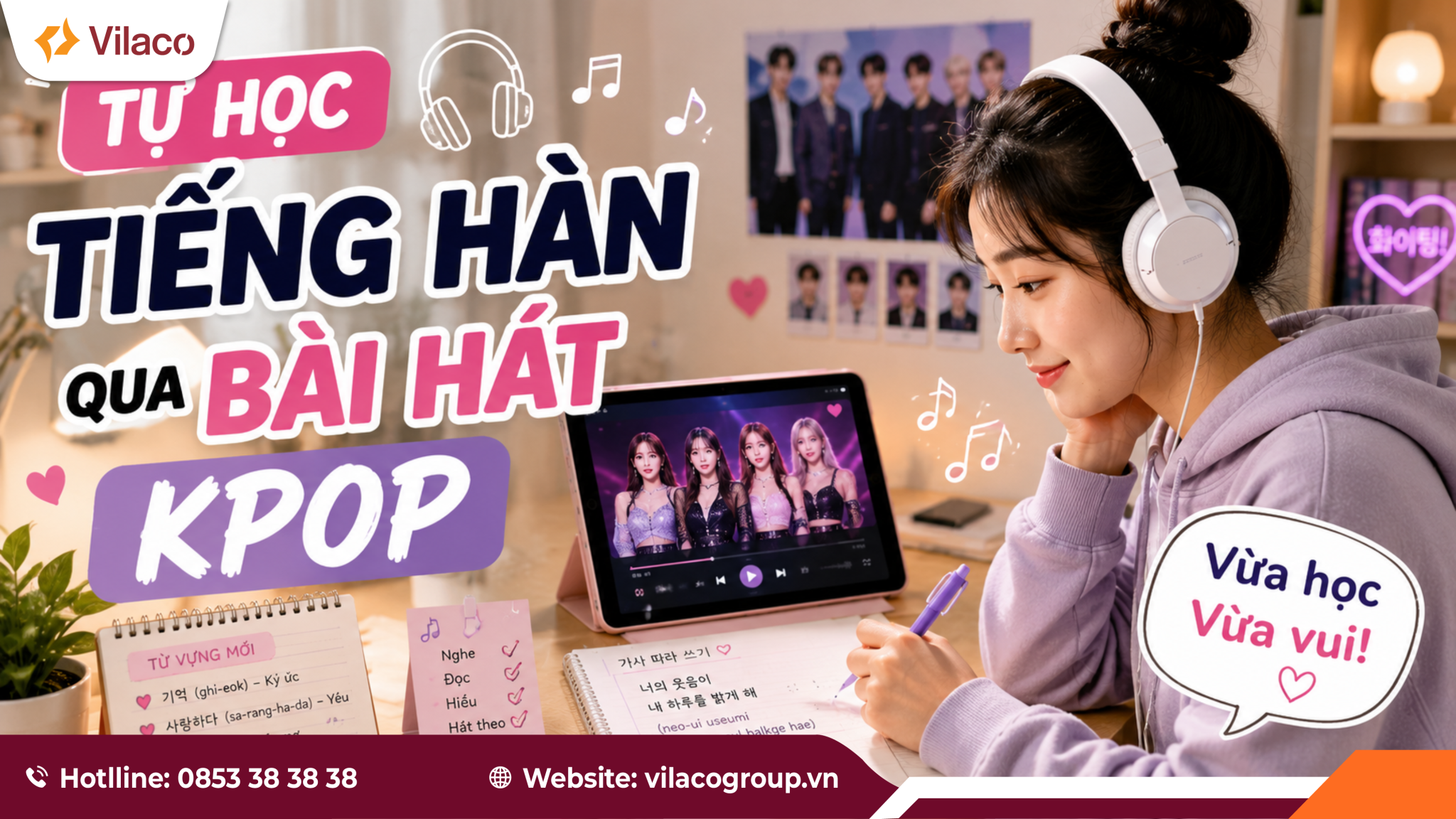 tự học tiếng Hàn qua bài hát Kpop
