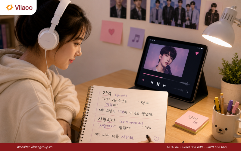 tự học tiếng Hàn qua bài hát Kpop