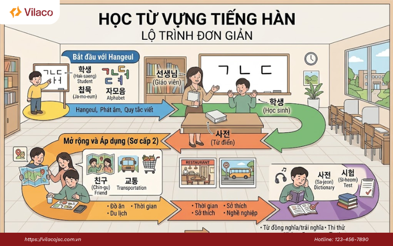 Từ vựng tiếng Hàn theo chủ đề
