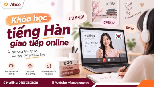 khóa học tiếng Hàn giao tiếp online